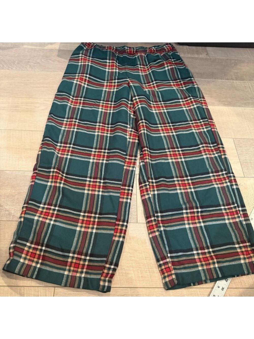 Dip Sleepwear Womens Green Soft Plaid Pajama Pants NWOT Large